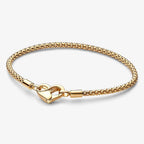 New 925 Silver Sparkling Heart to Heart Double Loop Leather Rope Weaving Bracelet Fashion DIY Charm Exquisite Jewelry Gift