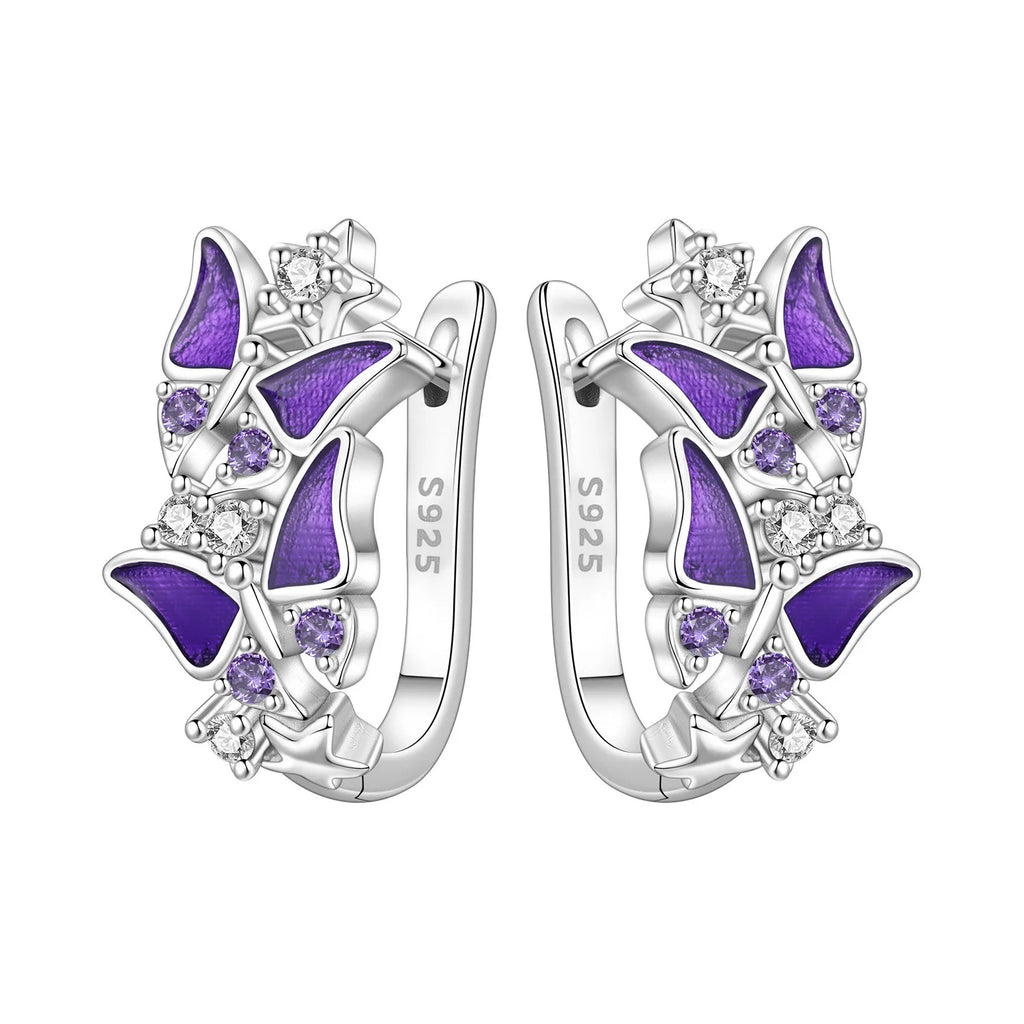 925 Sterling Silver Cute Bees Insects Stud Earrings Exquisite Birthday Gift