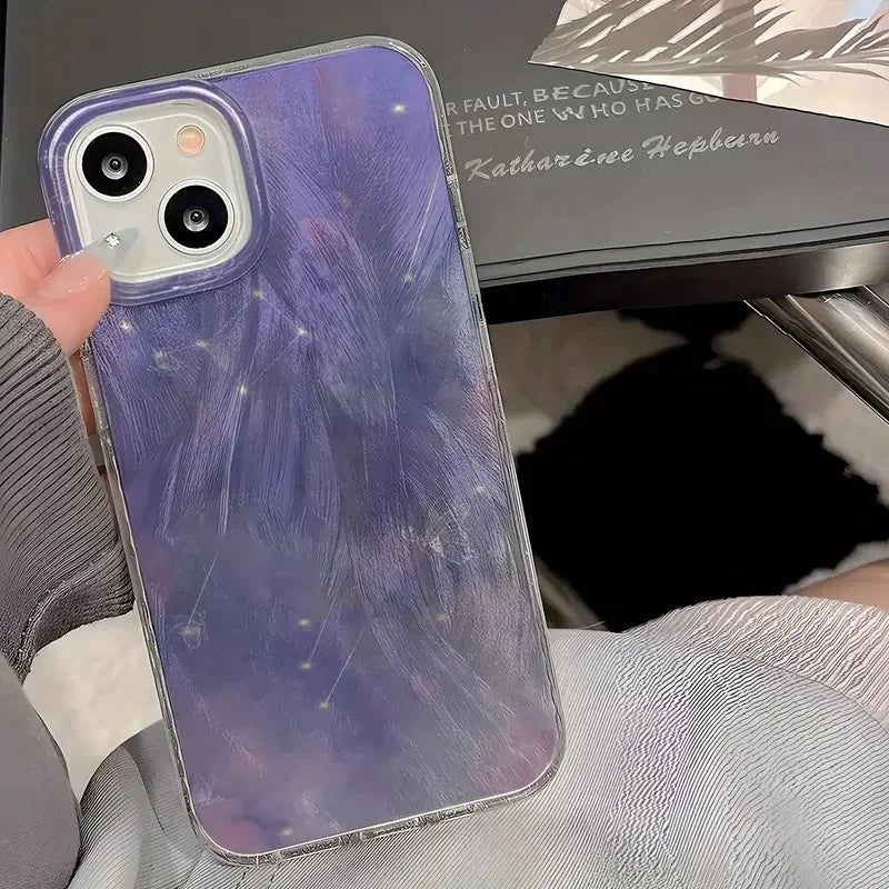 Glitter Gradient Starry Sky Case for Samsung Galaxy A16 A55 A35 A15 S25 S24