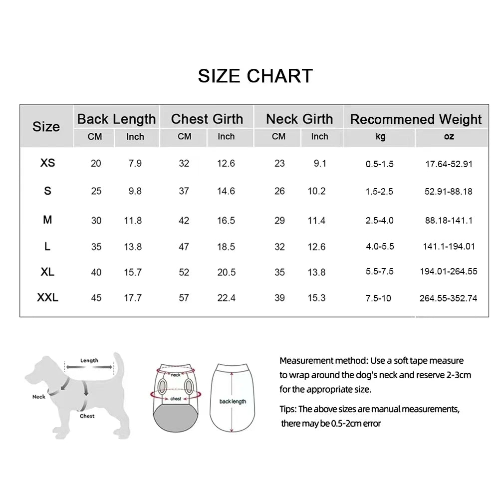 Warm Pet Pajamas Onesie Plush Dog Cat Bodysuit Fleece Lined Winter Costume