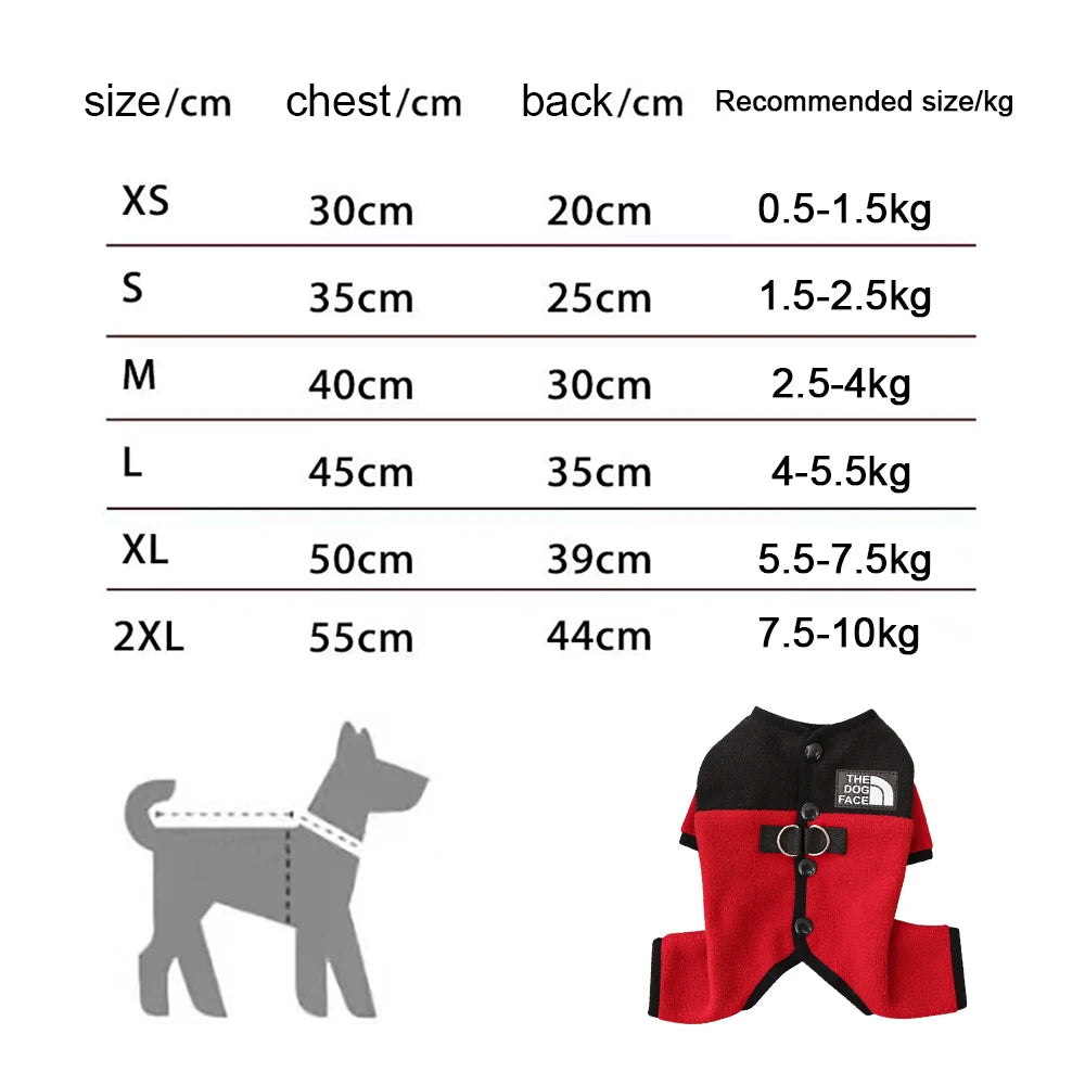 Dog Sweater Winter Clothes Warm Plaid Shirt Puppy Coat New Year Gift Outfit
