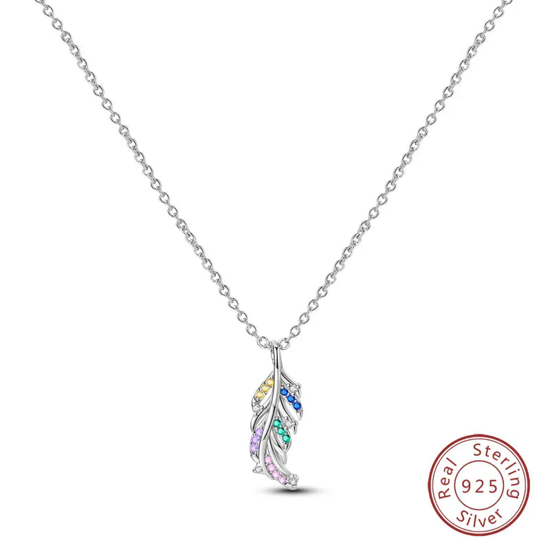 925 Sterling Silver Luminous Firefly Heart Shaped Zircon Pendant Necklace For Women Fashion Anniversary Birthday Jewelry Gifts
