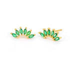 2022 New Stainless Steel Minimal Hoop Earrings Cubic Zirconia
