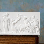 Relief Wall Decor The Ages of Love Sculpture Roman Style Plaque Office Library Decoration