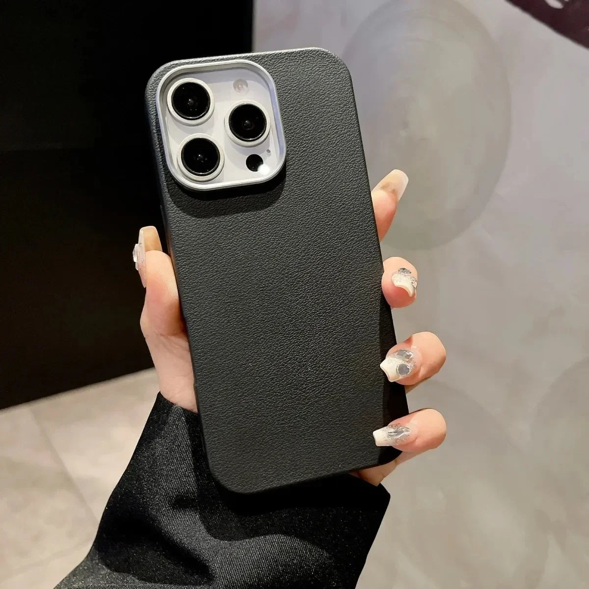 Luxury Matte Leather Case for Samsung Galaxy A55 A16 S25 S24 Ultra