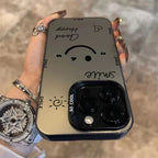 Smiling Face IMD Case for Xiaomi Poco F5 X6 Pro Mi 14 13 12 12T