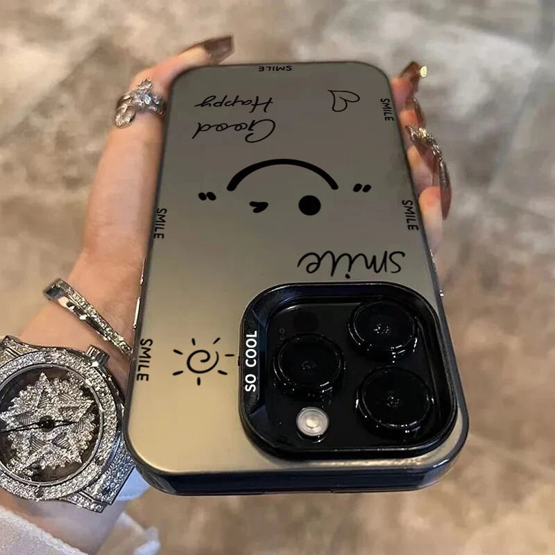 Smiling Face IMD Case for Xiaomi Poco F5 X6 Pro Mi 14 13 12 12T
