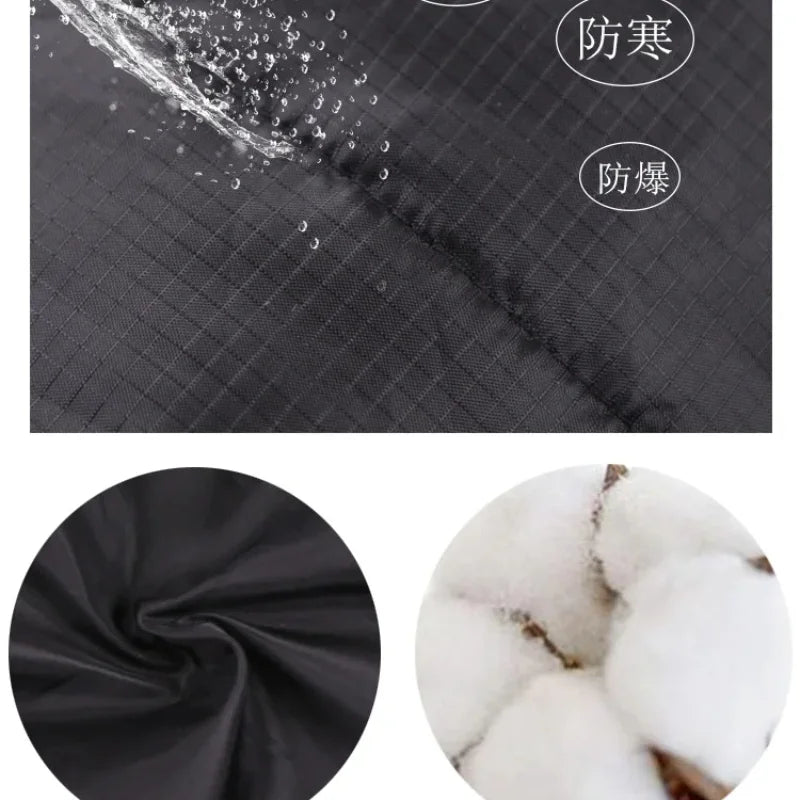 Warm Padded Vest for Dogs Red Black Dog Clothes Winter Apparels Puppy Coat Harness Jacket Waterproof Pet Clothing Costume XS-XXL