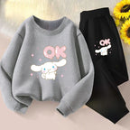 Sanrio Cinnamoroll Boys and Girls Casual Hoodies and Joggers 2-Piece Set