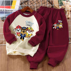 PAW Patrol Boys Spliced Sweatshirt and Trousers 2-Piece Set Sport Clothes