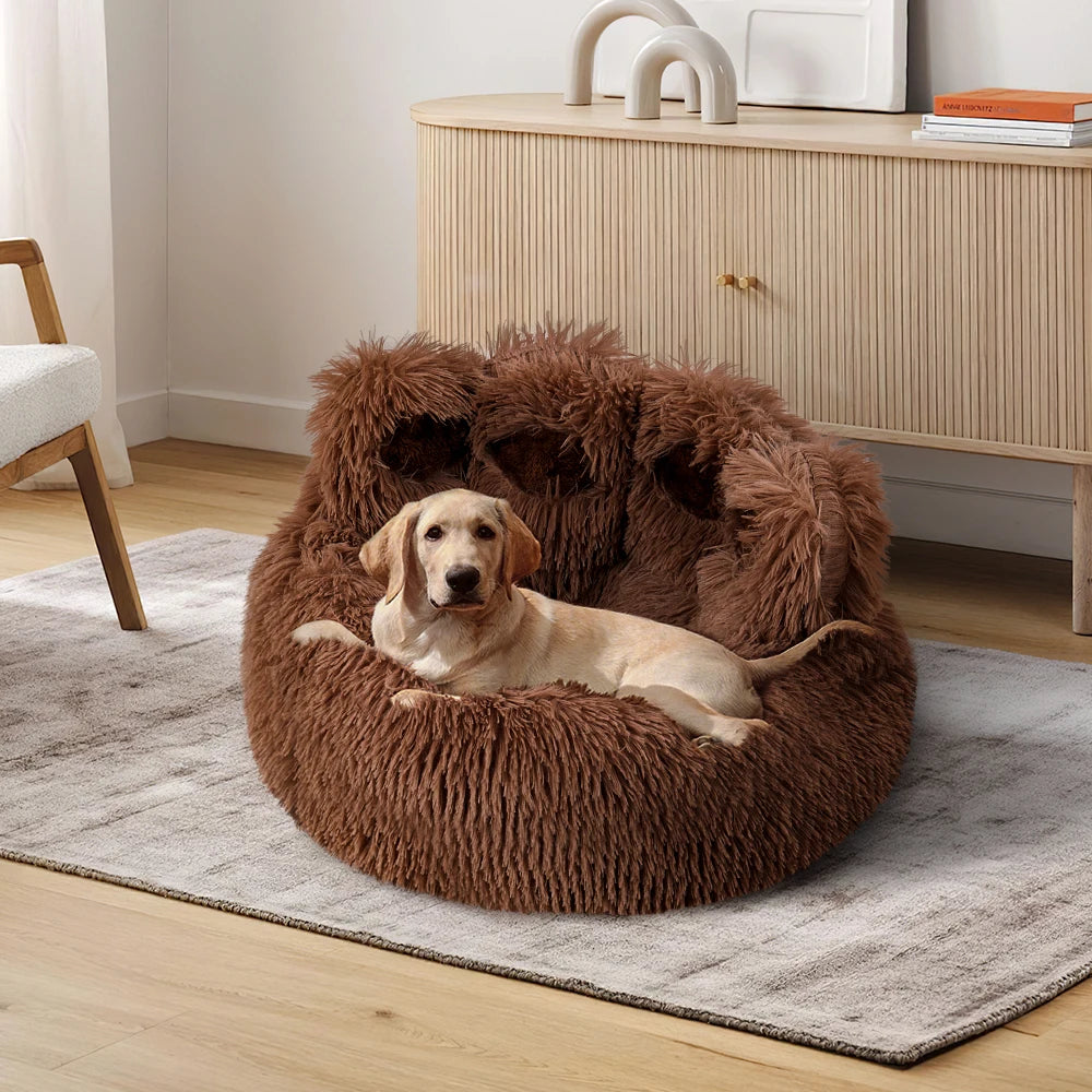 Soft Plush Pet Bed Warm Washable Thickened Cotton Cushion - Ship from UK