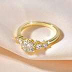 1.0ct D Moissanite Ring 14K Gold Filled Six Claws Classic Finger Band 2026