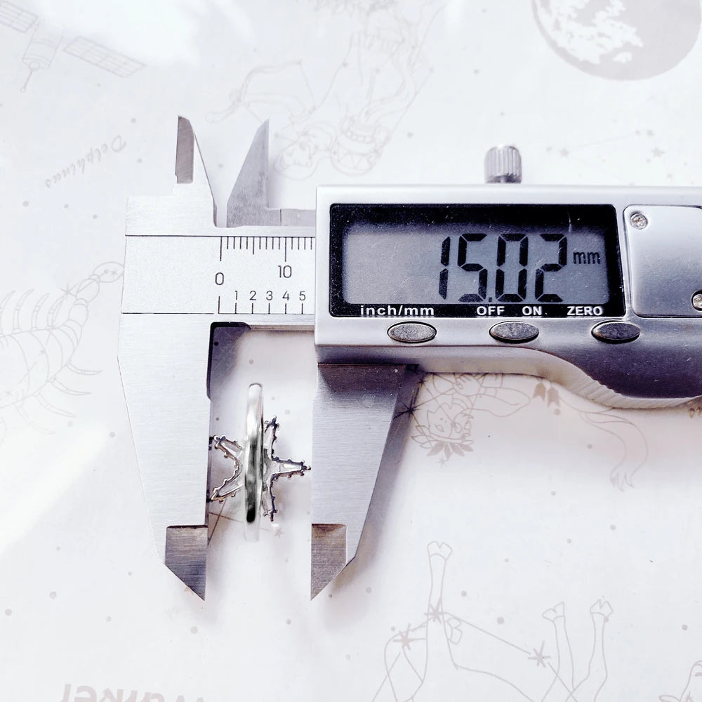 White Star Ring 925 Sterling Silver Timeless Fine Jewellery Women Gift