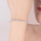 Hollow Ball Chain Bracelet 925 Sterling Silver Women Fashion Wedding Gift