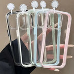 Luxury Clear Colour Frame Case for iPhone 17 16 15 14 13 12 Pro