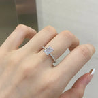 PureNew 1ct-4ct Radiant Cut Full Moissanite Diamond Rings For Women Original 925 Silver Luxury Oval Cut Lady's Diamond Ring 2025