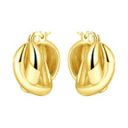 925 Sterling Silver Simple Versatile Hoop Earrings Fine Birthday Jewellery