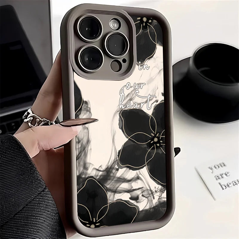 Romantic Rose Flower Case for Samsung S24 S23 S22 Ultra S21 FE A54 A14 A34