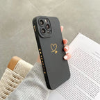 Colourful Love Heart Case for iPhone 17 16 15 14 13 12 Pro Max