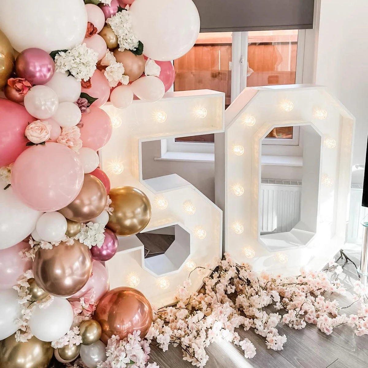 91.5cm Giant LED Light Birthday Number - 1st Birthday, Anniversary, Wedding Decor