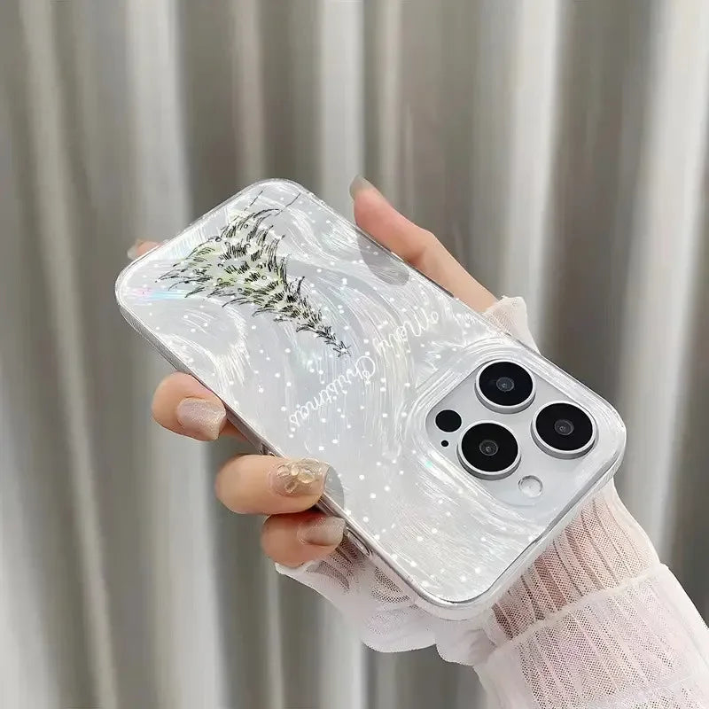 Christmas Tree Laser Case for Redmi Note 14 13 12 11 Pro Plus 13C 14C 5G