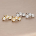 2022 New Stainless Steel Minimal Hoop Earrings Cubic Zirconia