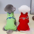 Thick Sherpa Dog Cat Clothes Warm Animal Pajamas Onesie Small Medium Pet