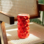 Fruit Bud Vase Lemon Strawberry Ceramic Mediterranean Style Kitchen Living Room Decor