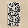 Black Sunflower Pattern Case for Samsung Galaxy A16 A54 S25 S24