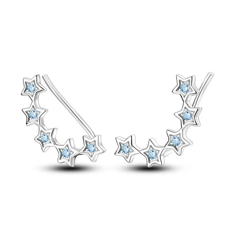 925 Sterling Silver Octagonal Tassel Versatile Hoop Earrings Birthday Gift