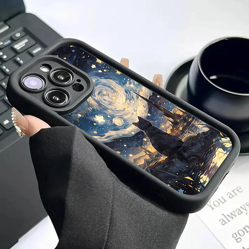 Luxury Moon Case for Xiaomi Redmi Note 14 13 12 11 Pro Plus 13C 12C 14C