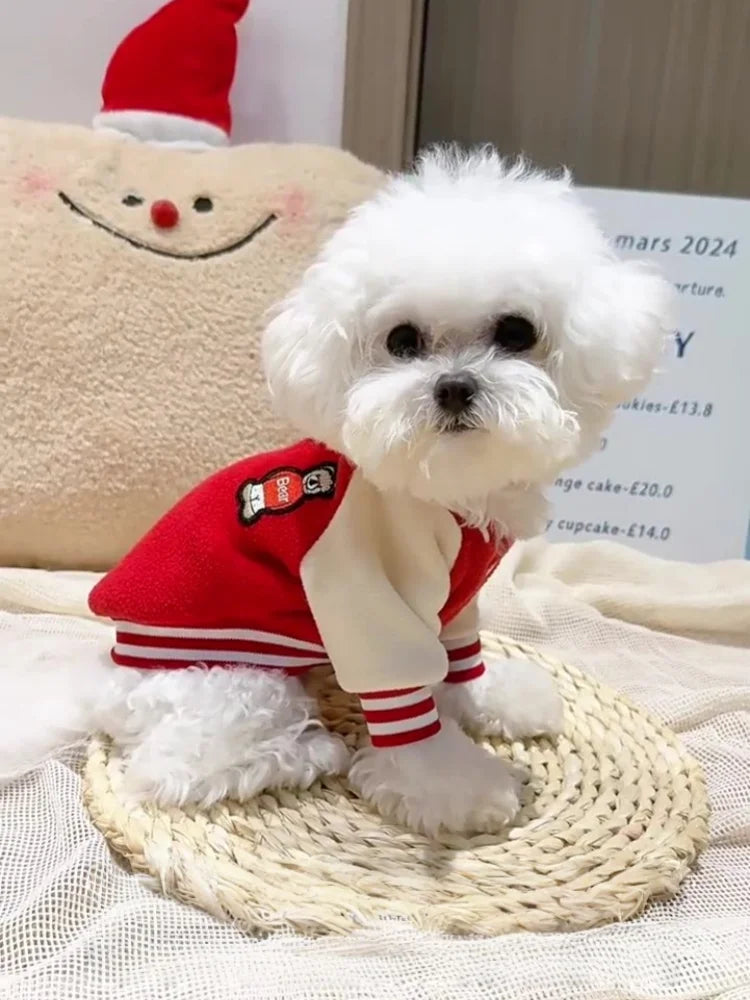 Autumn Winter Cozy Pet Jacket for Dogs Cute Chic Puppy Hoodie Warm Outdoor Sweatshirt Chic Costume for Cats And Dogs
