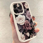 Floral Anti-Drop Case for Samsung A56 A55 A35 S25 S24 S23 S22 Ultra FE Plus