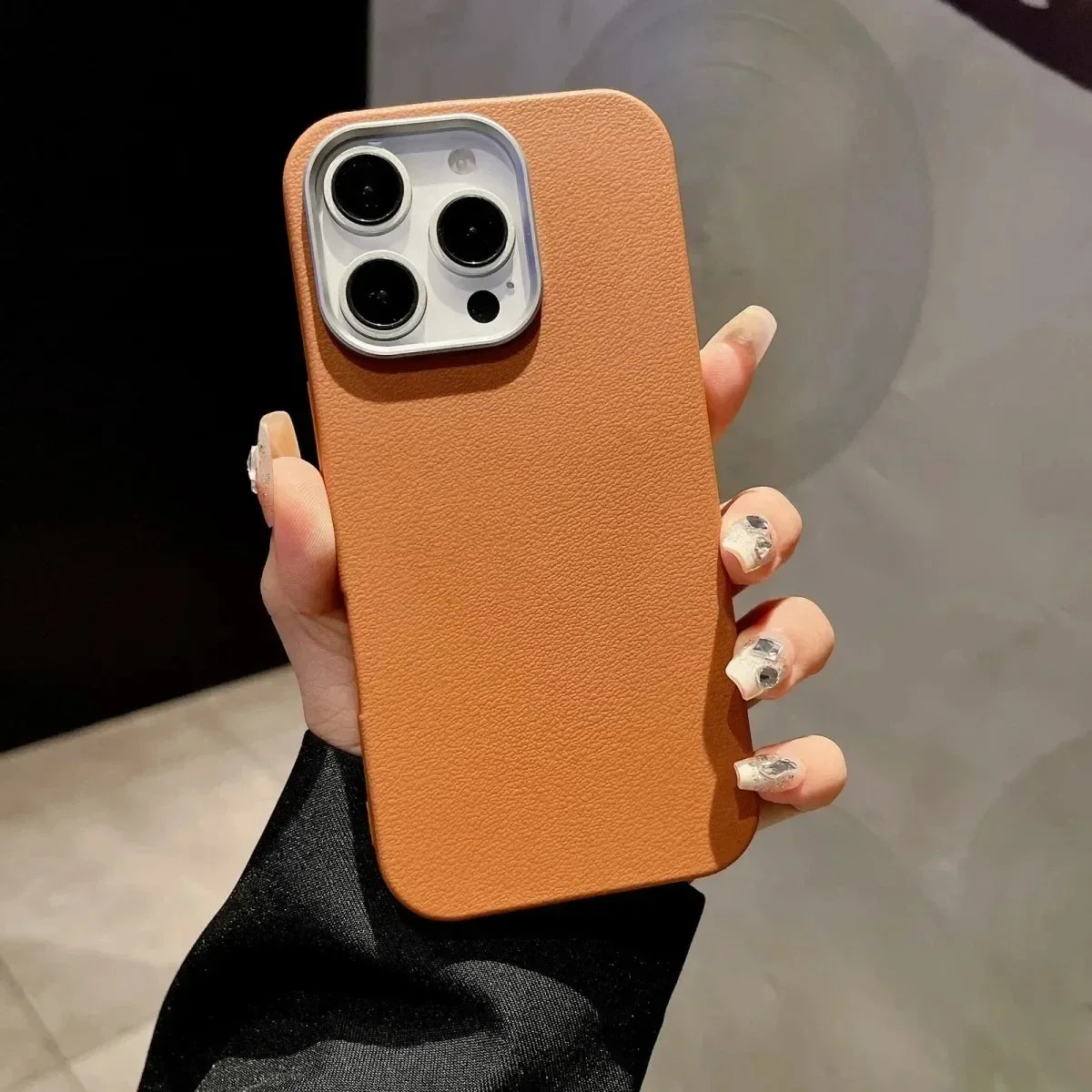 Luxury Matte Leather Case for Samsung Galaxy A55 A16 S25 S24 Ultra
