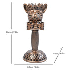 Animal Head Candlestick Resin Holder Horse Eagle Bulldog Monkey Lion Wolf Figurines