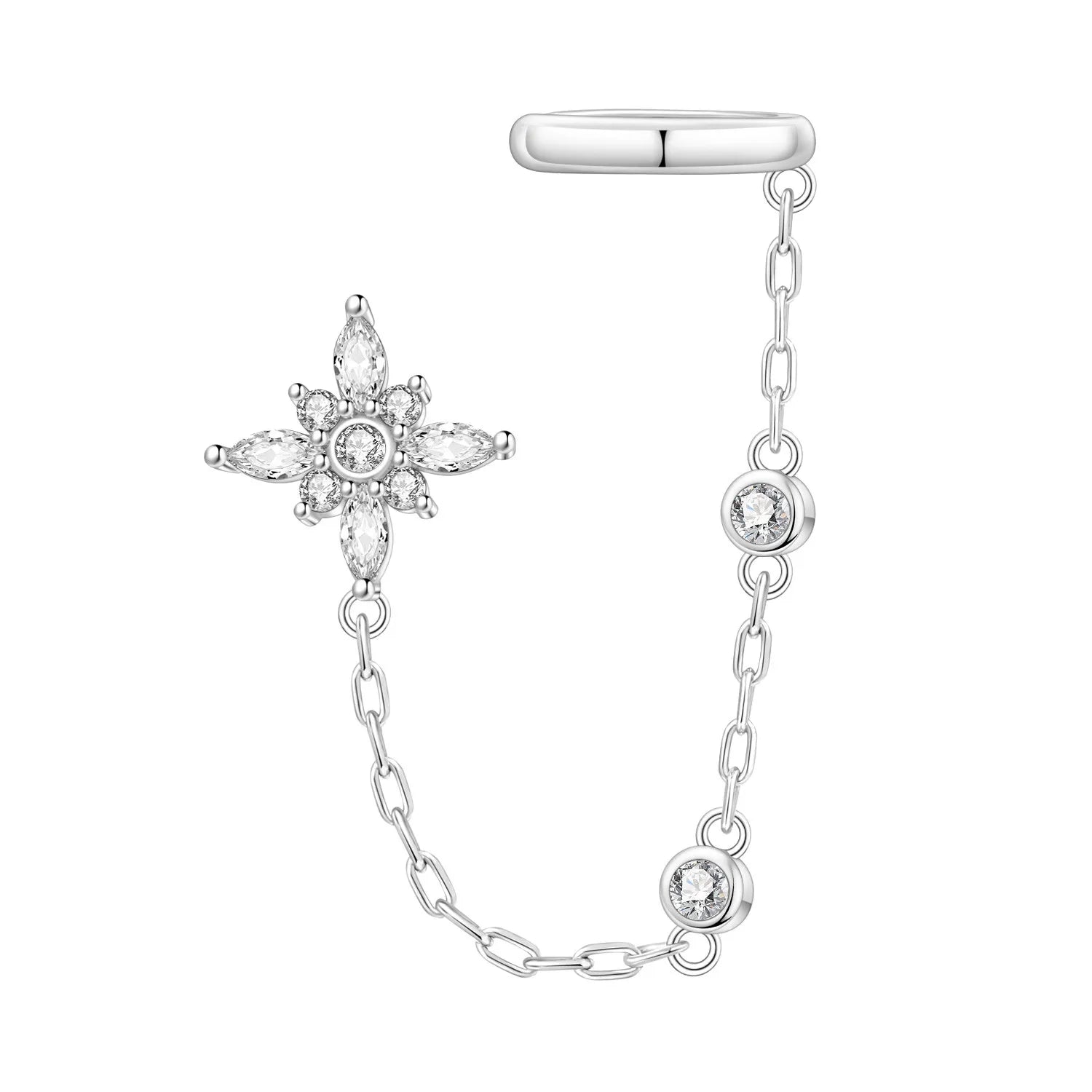 925 Sterling Silver Maple Leaf Drop Earrings Trendy Anniversary Jewellery