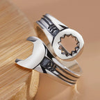 Wrench Adjustable Ring 925 Sterling Silver Fashion Men Women Luxury Accessories