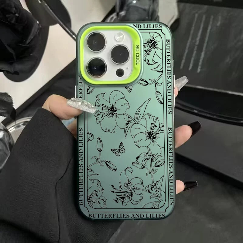 Fresh Moon Star Silver IMD Case for iPhone 16 15 14 13 12 Pro Max