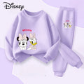 Disney Minnie and Daisy Girls Sweatshirt and Joggers 2-Piece Thin Tracksuit