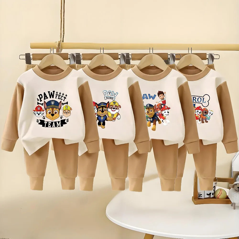 PAW Patrol Boys Long Sleeve Home Wear Set Dralon Fabric Soft Pyjamas