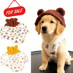 Winter Dog Cat Hooded Vest Jacket, Warm Fleece Lined Windproof Sleeveless Coat for Small Medium Large Pets, Outdoor Cold Weather