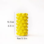 Fruit Bud Vase Lemon Strawberry Ceramic Mediterranean Style Kitchen Living Room Decor