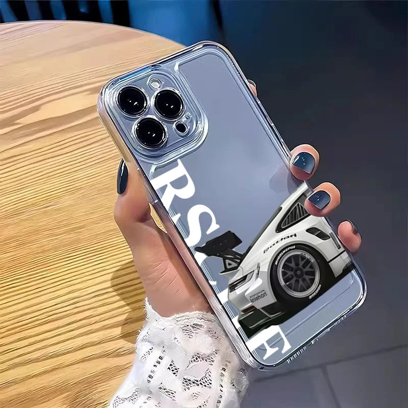 Cool Sports Car Case for iPhone 17 16 15 14 13 12 11 Pro Max XR XS 7 8 Plus