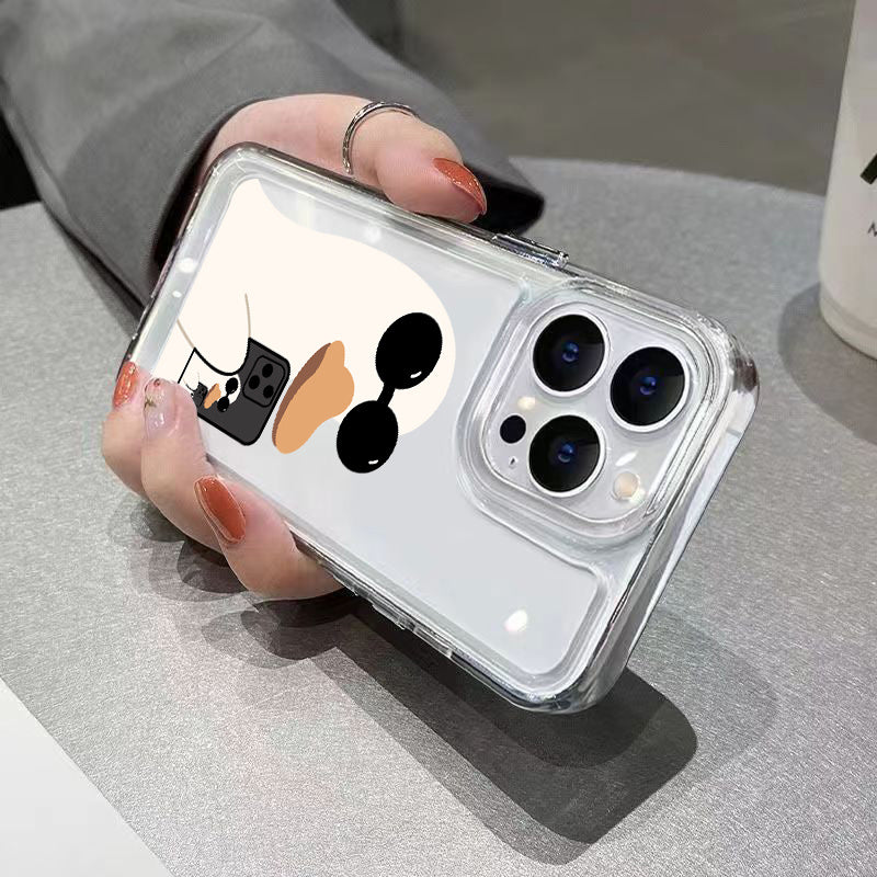 Cute Duck Case for Samsung Galaxy A15 A35 A55 A52 S24 S23 Ultra S22 S21 FE