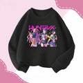 K-pop Girls Casual Sweatshirt O-Neck Long Sleeve Fashion Hoodie Pullover
