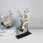 Circus Clown Statue Joker Figurine Buffoon Doll Collection Living Room Design Decor