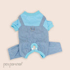 All-Season Soft Pet Shirt Puppy Kitten Breathable Cotton Striped Outfit