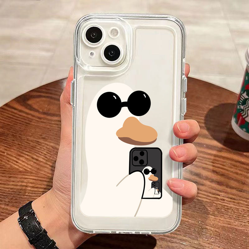 Cute Duck Case for Samsung Galaxy A15 A35 A55 A52 S24 S23 Ultra S22 S21 FE