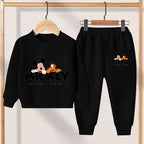 Disney Mickey Mouse Boys O-Neck Hoodie and Trousers 2-Piece Tracksuit
