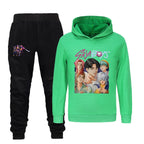 Spring Kids Kpop Demon Hunters Hoodie & Pants Set Rumi Mira Zoey Tracksuit